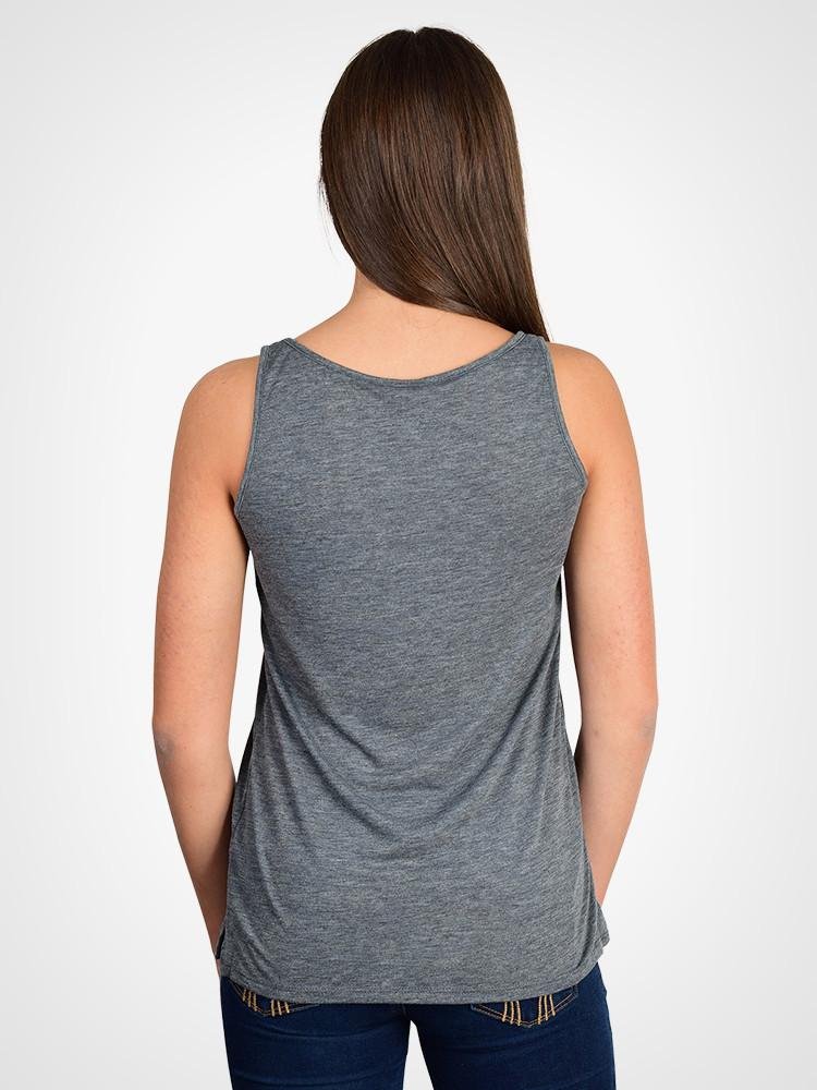 Airy Melange Burnout Tank - view 10