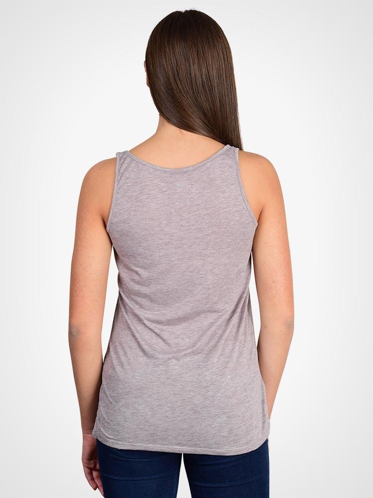 Airy Melange Burnout Tank - view 3