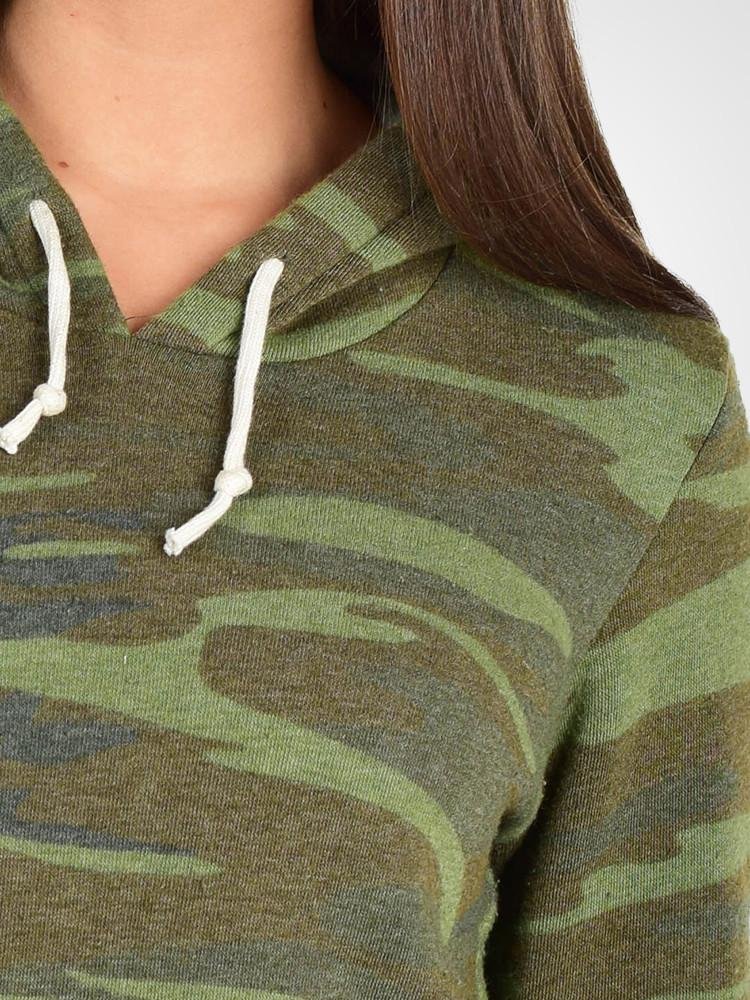 Camo Fleece Pullover Hoodie - view 3