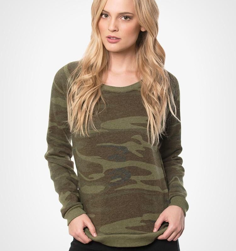 Champ Camo Print Sweatshirt