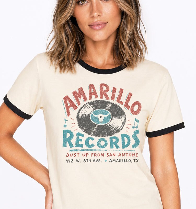 Amarillo Records Ringer Tee