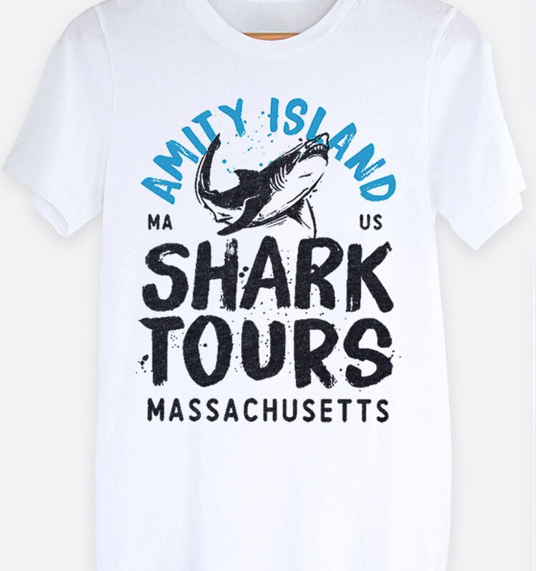 Amity Shark Tours Graphic Tee
