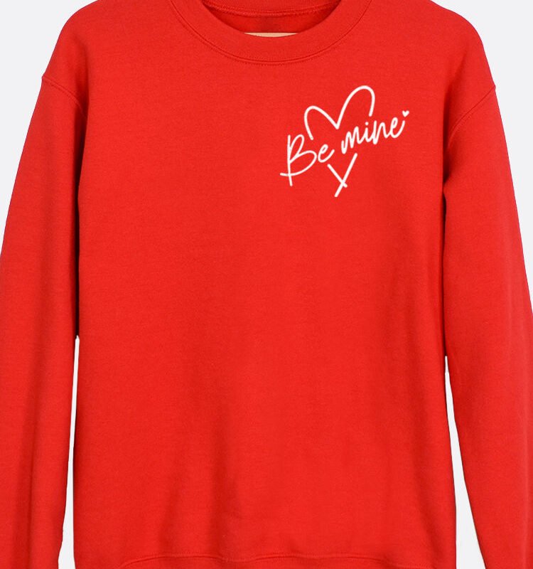 Be Mine Pocket Graphic Sweatshirt