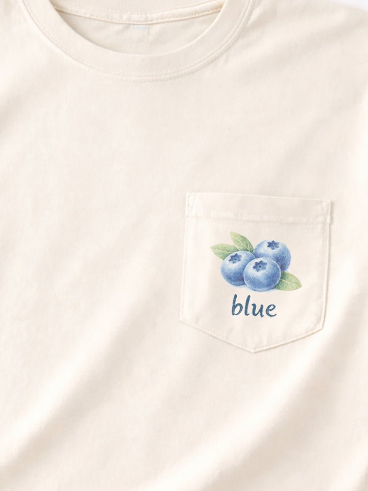 Blueberry Pocket Tee - view 3