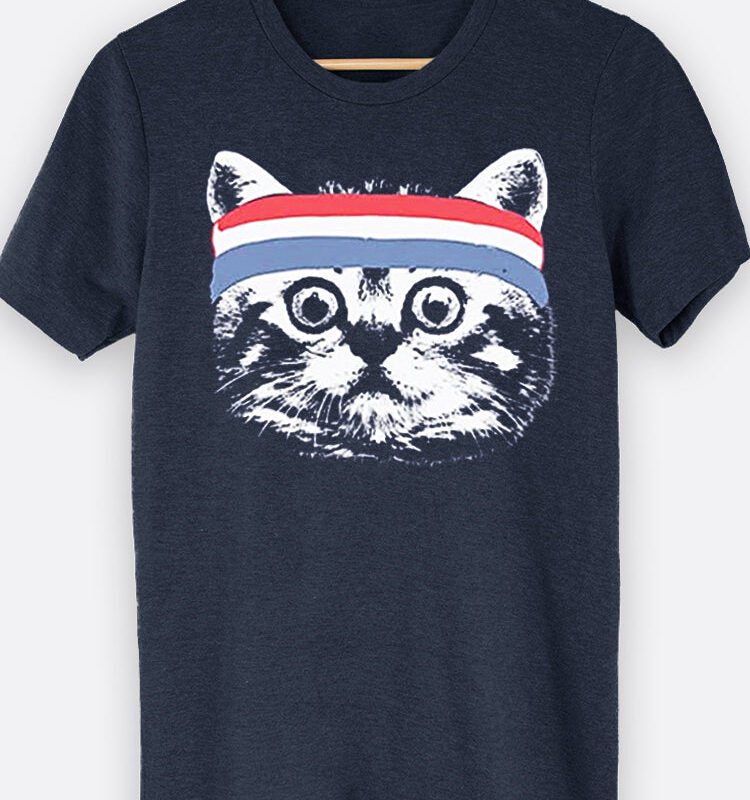 Cat Headband Graphic Tee