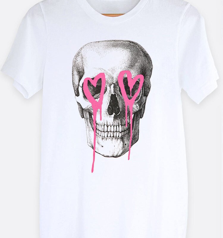 Crying Heart Eyes Graphic Tee