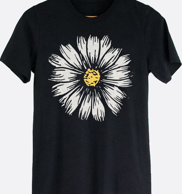 Daisy Flower Graphic Tee