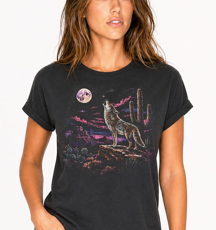 Desert Coyote Graphic Tee