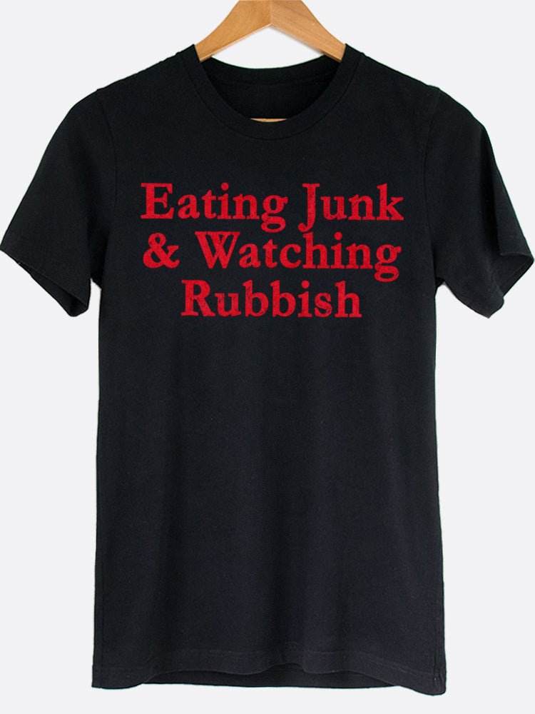 Eating Junk & Watching Rubbish Graphic Tee - view 4