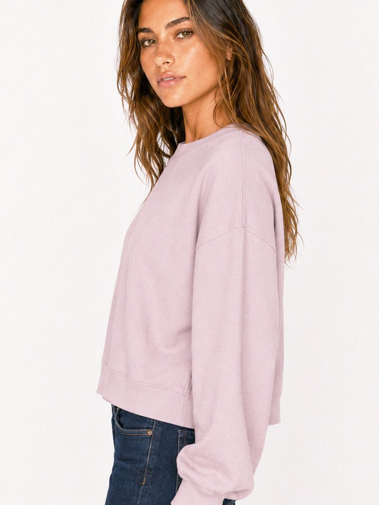 Boxy Fleece Crew Sweatshirt - view 2