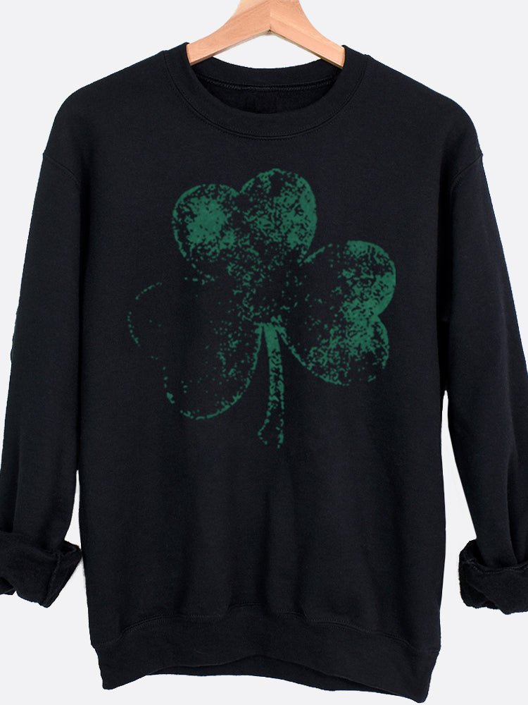 Faded Shamrock Graphic Sweatshirt - view 9