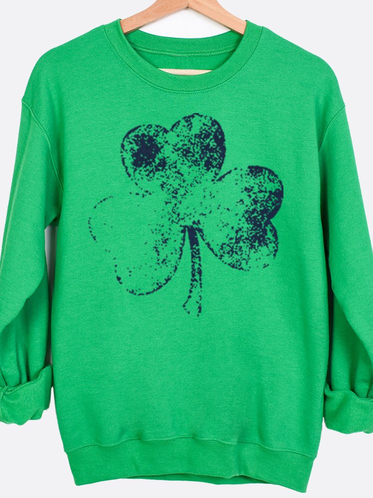 Faded Shamrock Graphic Sweatshirt - view 5