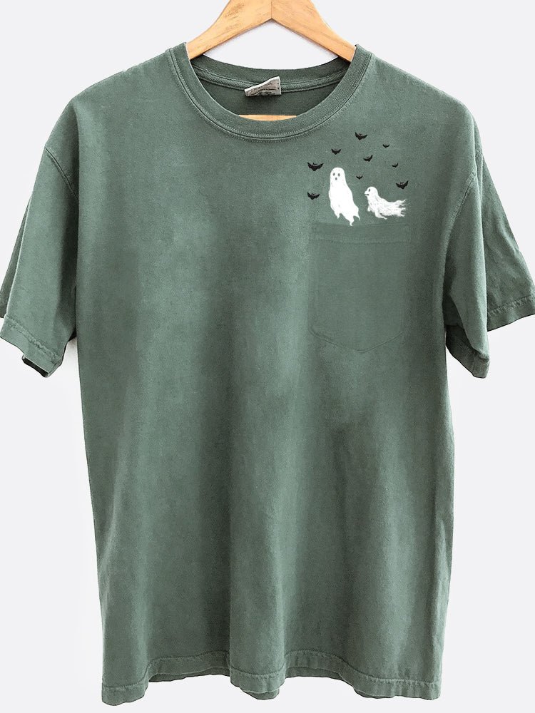 Flying Ghost Pocket Graphic Tee - view 3