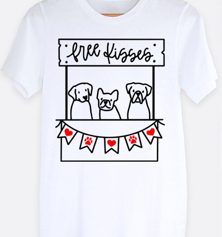 Free Kisses Graphic Tee