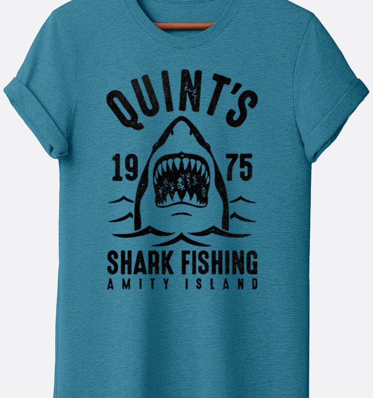 Quint's Shark Fishing Graphic Tee