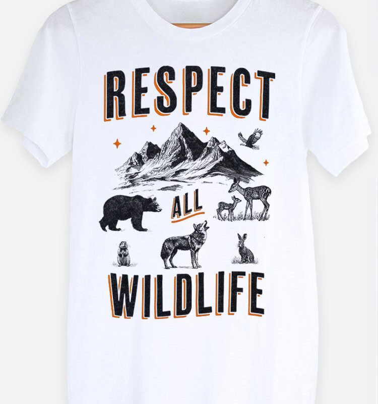 Respect All Wildlife Graphic Tee