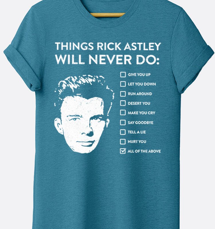 Rick Astley Graphic Tee