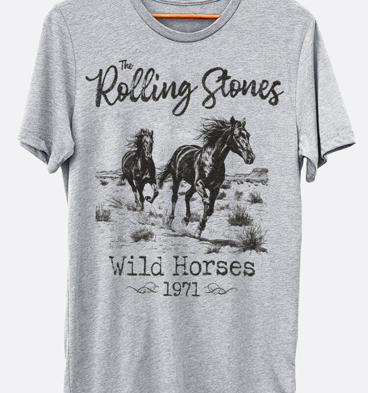 Rolling Stones Wild Horses Graphic Tee