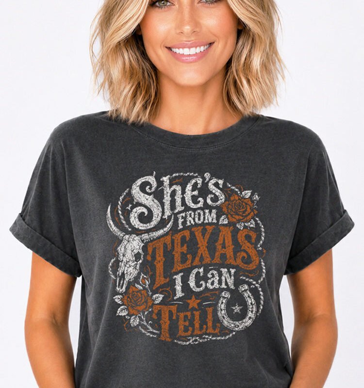 She's From Texas Graphic Tee