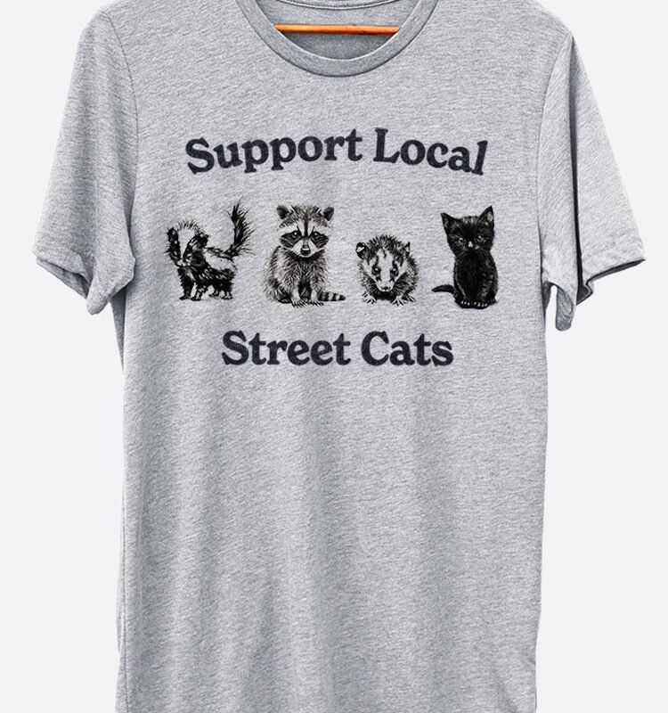 Support Local Street Cats Graphic Tee