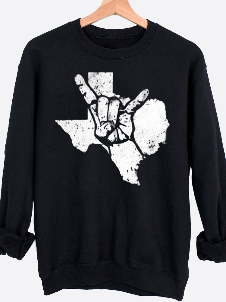Texas Horns Graphic Sweatshirt - view 3