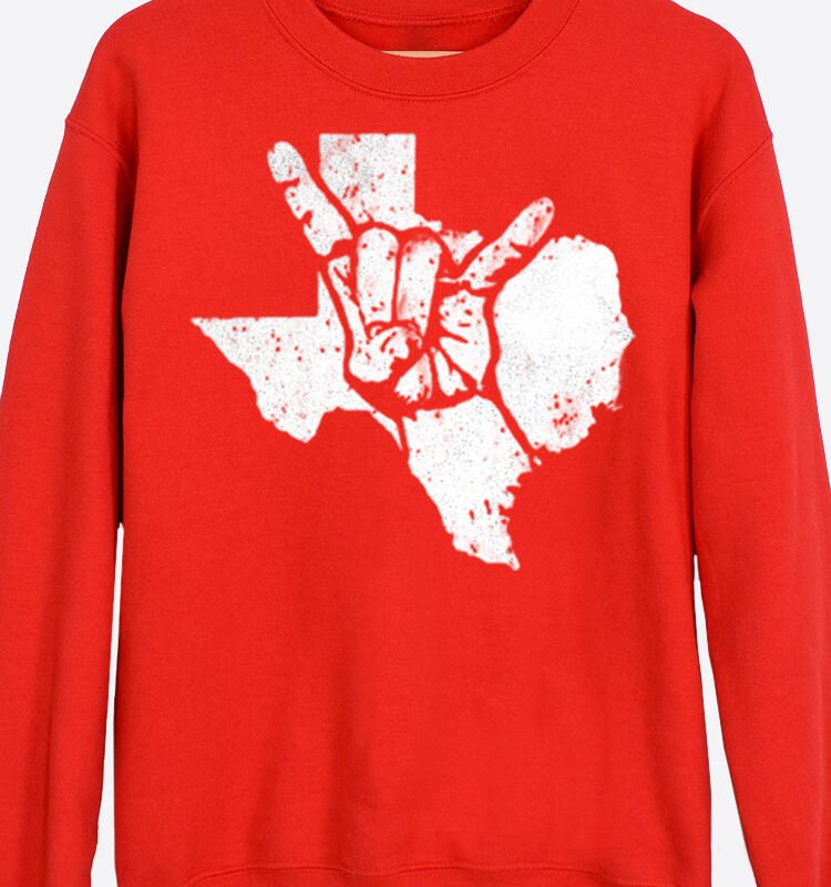 Texas Horns Graphic Sweatshirt